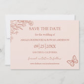 Meadow Flowers Misty Roos Save the Date (Voorkant)
