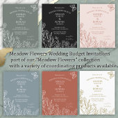 Meadow Flowers Misty Roos Wedding Budget Uitnodige