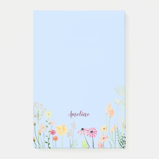 Meadow Flowers Post-it® Notes (Voorkant)