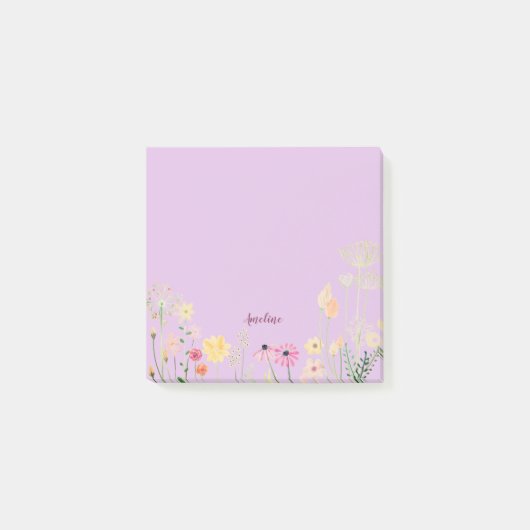 Meadow Flowers Post-it® Notes (Voorkant)