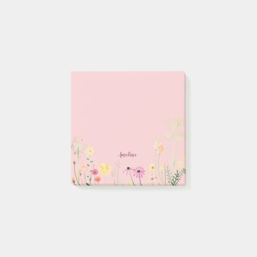 Meadow Flowers Post-it® Notes (Voorkant)