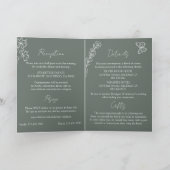 Meadow Flowers Sirocco Green All-in-One Wedding (Binnen)