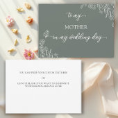 Meadow Flowers to my mother Thank You kaart