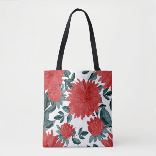 Meadow Flowers: Waterverf Naadloos Tote Bag