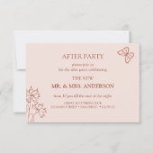 Meadow Flowers Wedding After - Feest Kaart (Voorkant)