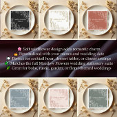 Meadow Flowers Wedding Custom Names Servet