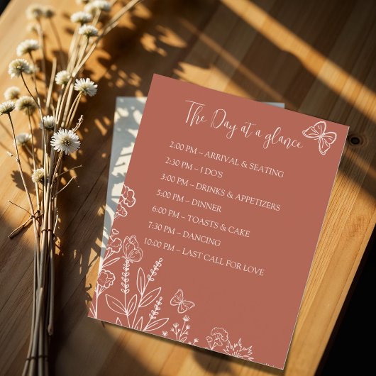 Meadow Flowers Wedding tijdlijn