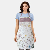 Meadow Flowers Wit Paarse Schort (Gedragen)