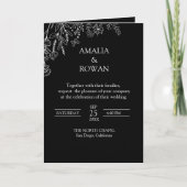 Meadow Flowers Zwart-wit All-in-One Wedding (Voorkant)
