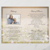 Meadow Funeral Programme | In het liefdevol geheug Flyer (Achterkant)