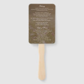 Meadow Funeral Programme | In het liefdevol geheug Handwaaier (Achterkant)