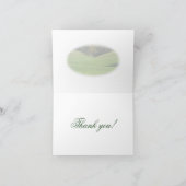 Meadow Gevouwen Hartelijk dank Bedankkaart (Binnen)