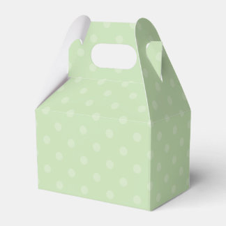 Meadow Green Polka-Dot Favor Box Bedankdoosjes