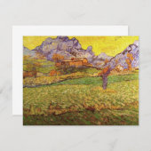 Meadow in bergen door Vincent van Gogh (Voorkant / Achterkant)