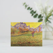 Meadow in bergen door Vincent van Gogh Briefkaart (Staand voorkant)