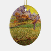 Meadow in bergen door Vincent van Gogh Keramisch Ornament (Rechts)
