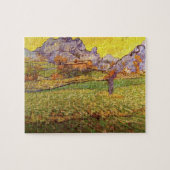 Meadow in bergen door Vincent van Gogh Legpuzzel (Horizontaal)