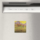 Meadow in bergen door Vincent van Gogh Magneet (Insitu (Vaatwasser))