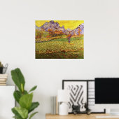 Meadow in bergen door Vincent van Gogh Poster (Thuiskantoor)