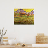 Meadow in bergen door Vincent van Gogh Poster (Keuken)