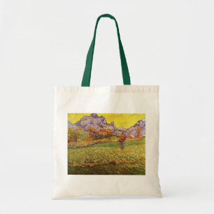 Meadow in bergen door Vincent van Gogh Tote Bag