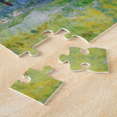 Meadow in Giverny Morning Monet Fine Art Legpuzzel (Zijkant)