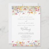 Meadow Kleurrijke Wildflower Voor- & Achterkant Tr Kaart (Voorkant)