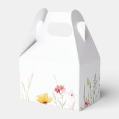 Meadow Kleurrijke Wildflower Wedding Bedankdoosjes (Achterkant)