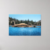 Meadow Lake Rock Island Canvas Afdruk (Voorkant)