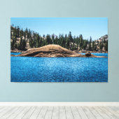 Meadow Lake Rock Island Canvas Afdruk (Insitu (Houten vloer))