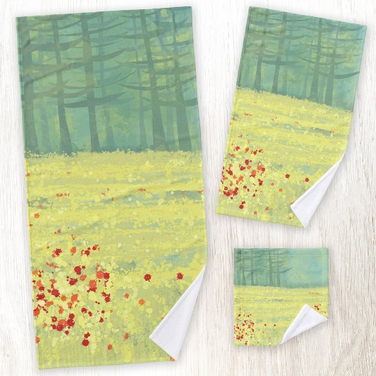 Meadow Landschap Bad Handdoek