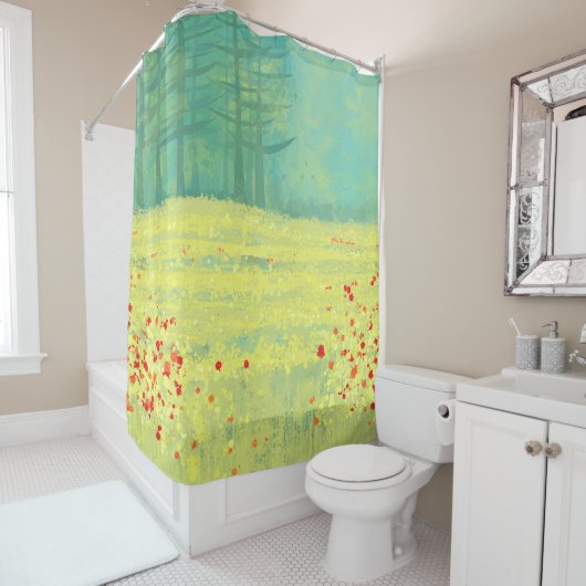 Meadow Landschap Douchegordijn (In situ)