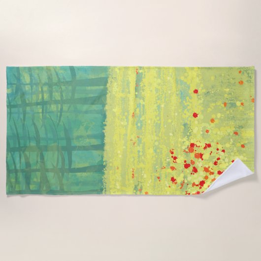 Meadow Landschap Strandlaken (Voorkant)