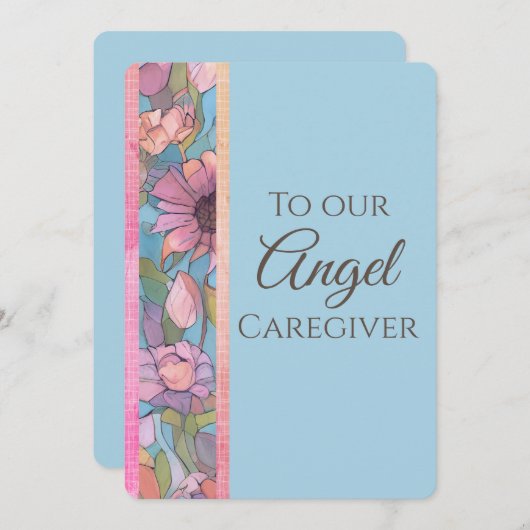 Meadow Lane Caregiver DANK U KAART (Voorkant / Achterkant)