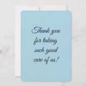 Meadow Lane Caregiver Kaart (Achterkant)