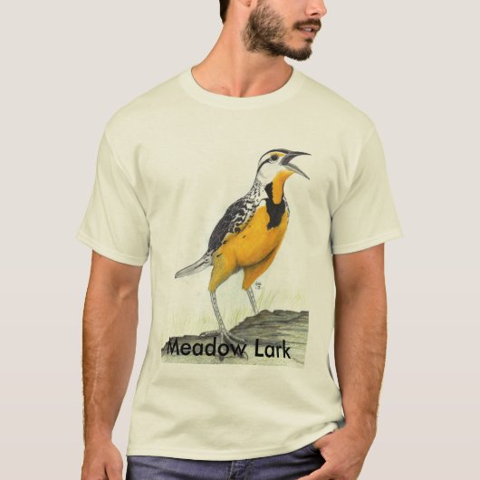 Meadow Lark Adult T-Shirt (Voorkant)