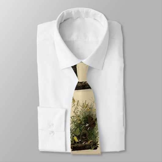 Meadow Lark van de Amerikaanse vogels van Audubon Stropdas (Gebonden)