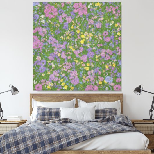 Meadow Love C Canvas Afdruk (Insitu (Slaapkamer))