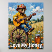 Meadow Melody: Beer's Wheelside Strums Poster (Voorkant)