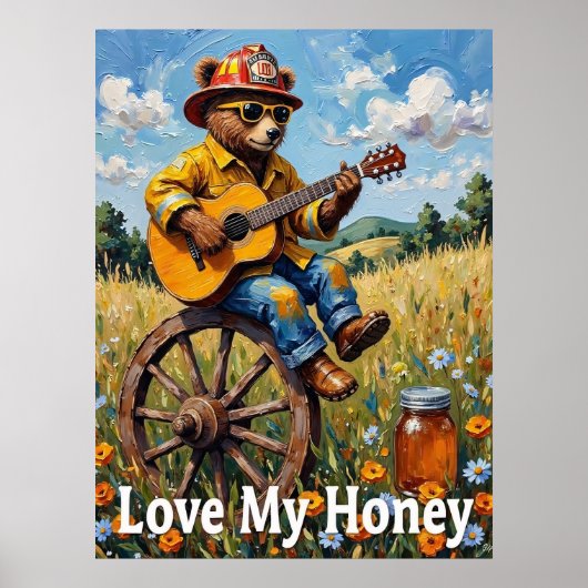 Meadow Melody: Beer's Wheelside Strums Poster (Voorkant)