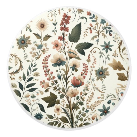 Meadow Melody Keramische Knop (Voorkant)