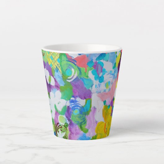 Meadow Melody Latte Mok (Voorkant)