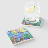 Meadow Melody Stenen Onderzetter (Zijkant)