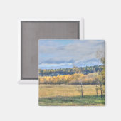Meadow met Aspens Magneet (Voorkant / Achterkant)