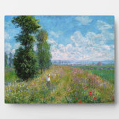 Meadow met Poplars door Claude Monet Fotoplaat (Voorkant)