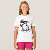 Meadow Mushrooms Meisjes T-shirt (Voorkant volledig)