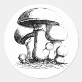 Meadow Mushrooms Stickers (Voorkant)