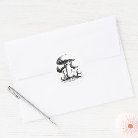 Meadow Mushrooms Stickers (Envelop)