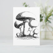 Meadow Mushrooms Uitnodigingen (Staand voorkant)