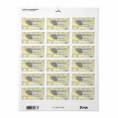 Meadow of Black Eyed Susans Etiket (Full Sheet)